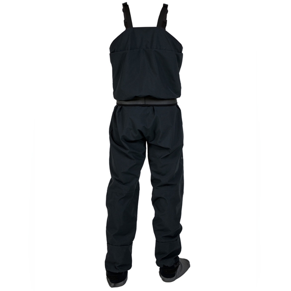 Made in USA. KOKATAT Black Nylon Waterproof Paddling Boat Crew Bib Overalls Med. - Picture 15 of 15